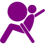 purple airbag icon