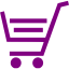 purple cart 66 icon