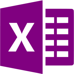 Purple Excel 3 Icon Free Purple Office Icons