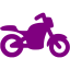 purple motorcycle icon