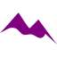 purple mountain icon