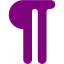 purple pi icon