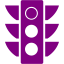 purple semaphore 3 icon