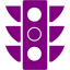 purple semaphore icon