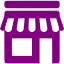 purple shop icon