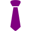 purple tie icon