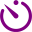 purple timer icon