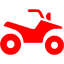 red 4 wheeler icon