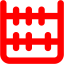 red abacus icon