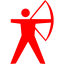 red archery icon