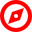 red compass 3 icon