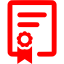 red diploma icon