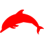 red dolphin icon