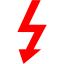 red electricity icon