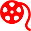 red film reel icon