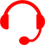 red headset icon