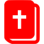 red holy bible icon