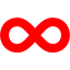 red infinity icon