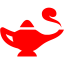 red lamp genie icon