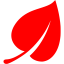 red leaf icon