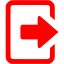 red logout icon