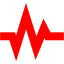 red pulse icon