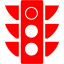 red semaphore 3 icon