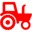 red tractor icon