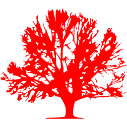 Red Tree 41 Icon Free Red Tree Icons