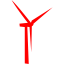 red windmill icon