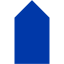 royal azure blue arrow 168 icon