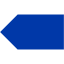 royal azure blue arrow 74 icon