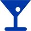 royal azure blue bar icon