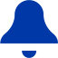 royal azure blue bell 3 icon