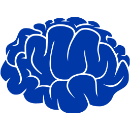 Royal Azure Blue Brain 2 Icon Free Royal Azure Blue Brain Icons