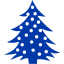 royal azure blue christmas 15 icon