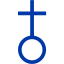 royal azure blue church 2 icon