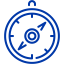 royal azure blue compass 2 icon