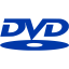 royal azure blue dvd icon