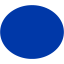 royal azure blue ellipse icon