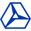 royal azure blue google drive icon