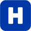 royal azure blue hospital 2 icon