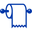 royal azure blue toilet paper 2 icon