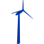 royal azure blue windmill 3 icon