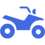 royal blue 4 wheeler icon