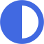 royal blue contrast icon