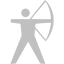 silver archery icon