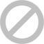 silver ban icon