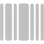 silver barcode icon