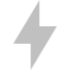 silver bolt icon